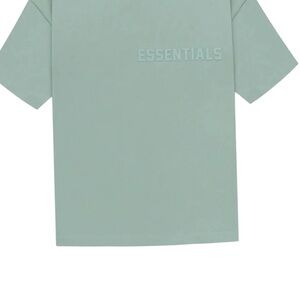 Fear of God Green Short Sleeve Tee Essentials